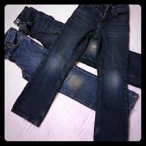 3 pairs of 7 slim jeans